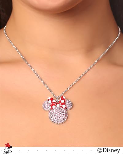 Amazon.co.jp: Disney レディース ミニーとミッキーマウス パヴェ